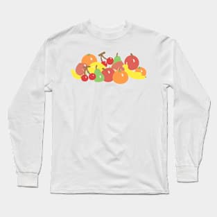 Mixed Fruits Long Sleeve T-Shirt